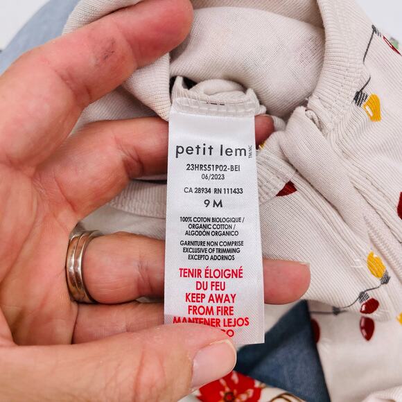 NWT Petit Lem 6M Christmas Light Footie - Picture 5 of 5